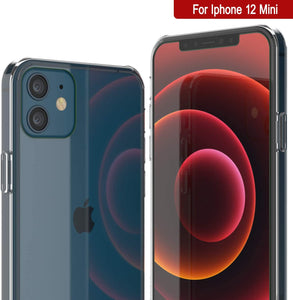 iPhone 12 Mini Case Punkcase® LUCID 2.0 Clear Series Series w/ PUNK SHIELD Screen Protector | Ultra Fit (Color in image: crystal pink)