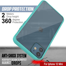 Cargar imagen en el visor de la galería, iPhone 12 Mini Case Punkcase® LUCID 2.0 Teal Series w/ PUNK SHIELD Screen Protector | Ultra Fit (Color in image: pink)
