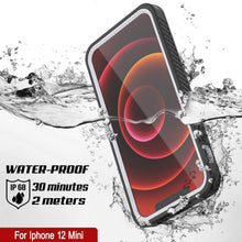 Cargar imagen en el visor de la galería, iPhone 12 Mini Waterproof Case, Punkcase [Extreme Series] Armor Cover W/ Built In Screen Protector [White] (Color in image: Light Green)
