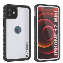 Cargar imagen en el visor de la galería, iPhone 12 Mini Waterproof IP68 Case, Punkcase [White] [StudStar Series] [Slim Fit] [Dirtproof] (Color in image: White)
