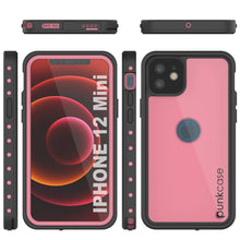 Cargar imagen en el visor de la galería, iPhone 12 Mini Waterproof IP68 Case, Punkcase [Pink] [StudStar Series] [Slim Fit] [Dirtproof] (Color in image: White)
