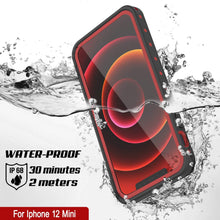 Cargar imagen en el visor de la galería, iPhone 12 Mini Waterproof IP68 Case, Punkcase [Red] [StudStar Series] [Slim Fit] (Color in image: White)

