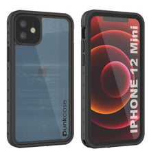 Cargar imagen en el visor de la galería, iPhone 12 Mini Waterproof IP68 Case, Punkcase [Clear] [StudStar Series] [Slim Fit] [Dirtproof] (Color in image: Clear)
