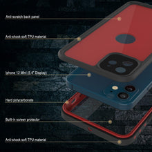 Cargar imagen en el visor de la galería, iPhone 12 Mini Waterproof IP68 Case, Punkcase [Red] [StudStar Series] [Slim Fit] (Color in image: Pink)

