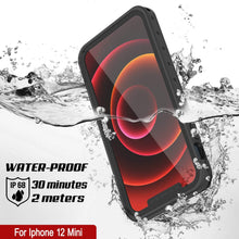 Cargar imagen en el visor de la galería, iPhone 12 Mini Waterproof IP68 Case, Punkcase [Clear] [StudStar Series] [Slim Fit] [Dirtproof] (Color in image: White)
