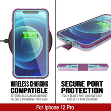 Cargar imagen en el visor de la galería, WIRELESS CHARGING COMPATIBLE EFFORTLESS CHARGING WITHOUT THE NEED TO REMOVE YOUR CASE SECURE PORT PROTECTION FULLY SEALED PORT AND GIVE EASY ACCESS TO WIRE CHARGING For Iphone 12 Pro 

