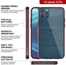 Load image into Gallery viewer, iPhone 13 Pro Case Punkcase® LUCID 2.0 Crystal Pink Series w/ SHIELD Screen Protector | Ultra Fit (Color in image: black)
