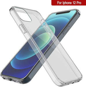 iPhone 12 Pro Case Punkcase® LUCID 2.0 Clear Series Series w/ SHIELD Screen Protector | Ultra Fit (Color in image: purple)