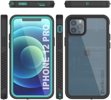 Load image into Gallery viewer, iPhone 12 Pro Waterproof Case, Punkcase [Extreme Series] Armor Cover W/ Built In Screen Protector [Teal] (Color in image: Red)
