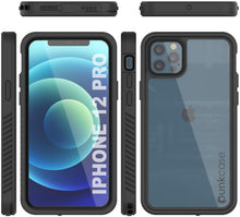 Load image into Gallery viewer, iPhone 12 Pro Waterproof Case, Punkcase [Extreme Series] Armor Cover W/ Built In Screen Protector [Black] (Color in image: Red)

