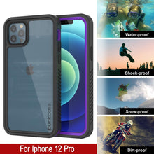 Load image into Gallery viewer, iPhone 12 Pro Waterproof Case, Punkcase [Extreme Series] Armor Cover W/ Built In Screen Protector [Purple] (Color in image: Pink)
