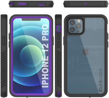 Load image into Gallery viewer, iPhone 12 Pro Waterproof Case, Punkcase [Extreme Series] Armor Cover W/ Built In Screen Protector [Purple] (Color in image: Red)
