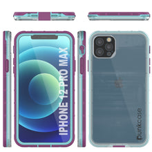 Cargar imagen en el visor de la galería, Punkcase iPhone 13 Pro Max Waterproof Case [Aqua Series] Armor Cover [Clear Blue] [Clear Back] (Color in image: Clear Teal)
