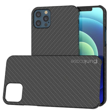 Cargar imagen en el visor de la galería, iPhone 12 Pro Max Case, Punkcase CarbonShield, Heavy Duty &amp; Ultra Thin 2 Piece Dual Layer [shockproof] 
