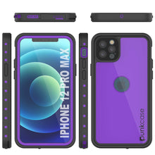 Cargar imagen en el visor de la galería, iPhone 12 Pro Max Waterproof IP68 Case, Punkcase [Purple] [StudStar Series] [Slim Fit] [Dirtproof] (Color in image: Pink)
