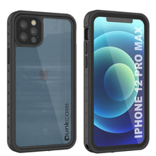 Cargar imagen en el visor de la galería, iPhone 12 Pro Max Waterproof IP68 Case, Punkcase [Clear] [StudStar Series] [Slim Fit] [Dirtproof] (Color in image: Clear)

