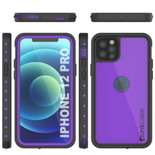 Cargar imagen en el visor de la galería, iPhone 12 Pro Waterproof IP68 Case, Punkcase [Purple] [StudStar Series] [Slim Fit] [Dirtproof] (Color in image: Pink)
