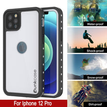 Load image into Gallery viewer, iPhone 12 Pro Waterproof IP68 Case, Punkcase [White] [StudStar Series] [Slim Fit] [Dirtproof] (Color in image: Red)
