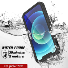 Load image into Gallery viewer, iPhone 12 Pro Waterproof IP68 Case, Punkcase [Black] [StudStar Series] [Slim Fit] (Color in image: White)
