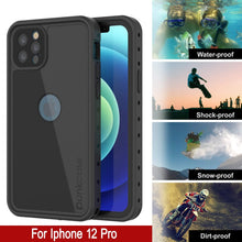 Load image into Gallery viewer, iPhone 12 Pro Waterproof IP68 Case, Punkcase [Black] [StudStar Series] [Slim Fit] (Color in image: Red)
