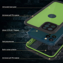 Load image into Gallery viewer, iPhone 12 Pro Waterproof IP68 Case, Punkcase [Light green] [StudStar Series] [Slim Fit] [Dirtproof] (Color in image: Pink)

