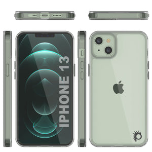 Funda para iPhone 13 Punkcase® LUCID 2.0 Clear Series con protector de pantalla PUNK SHIELD | Ajuste Ultra
