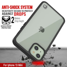 Cargar imagen en el visor de la galería, Funda para iPhone 13 Mini Punkcase® LUCID 2.0 Black Series con protector de pantalla PUNK SHIELD | Ajuste ultra.
