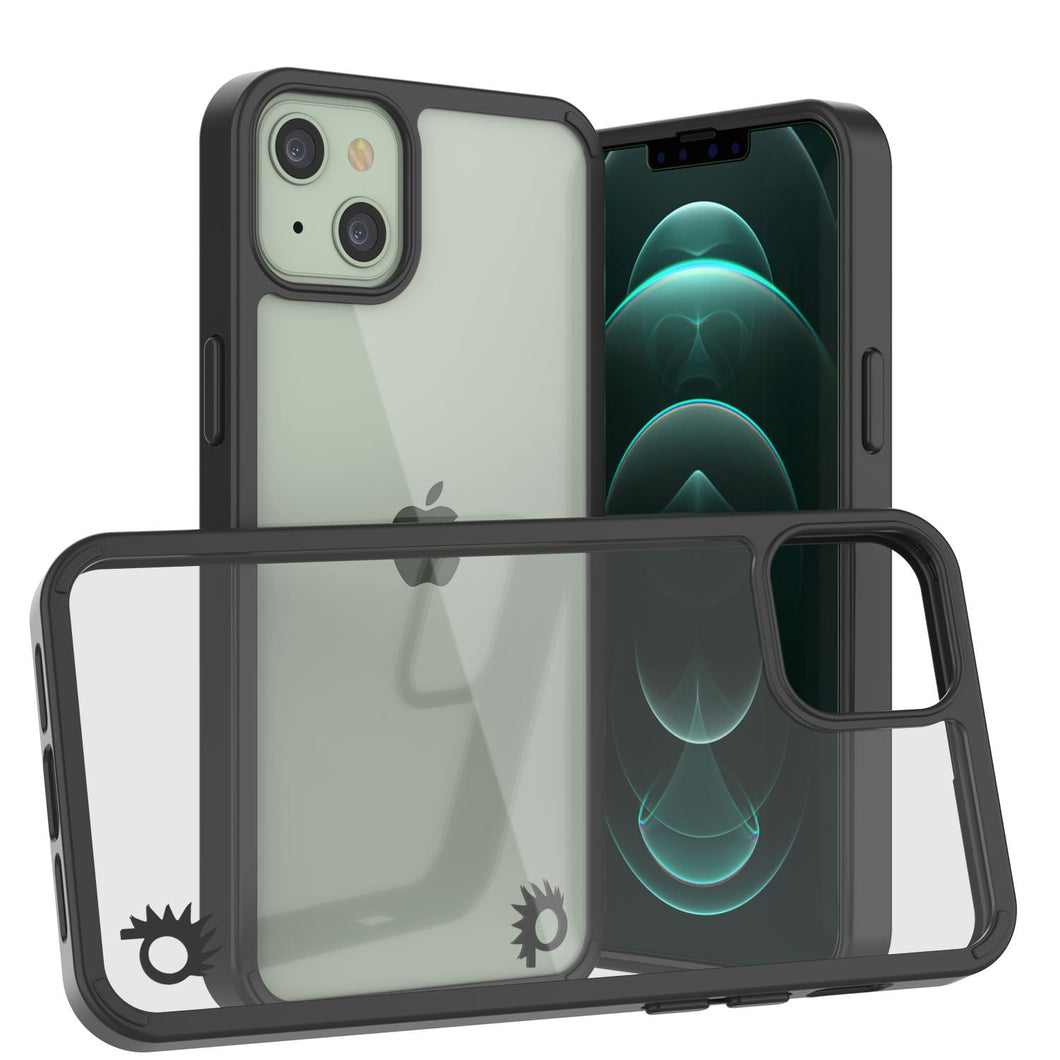 Funda para iPhone 13 Mini Punkcase® LUCID 2.0 Black Series con protector de pantalla PUNK SHIELD | Ajuste ultra.
