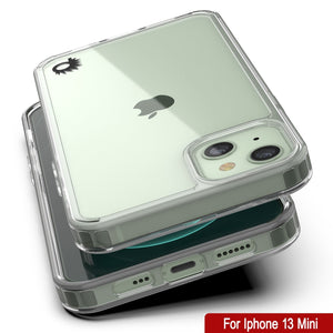 Carcasa para iPhone 13 Mini Punkcase® LUCID 2.0 de la serie transparente, con protector de pantalla PUNK SHIELD | Ajuste ultrafino.