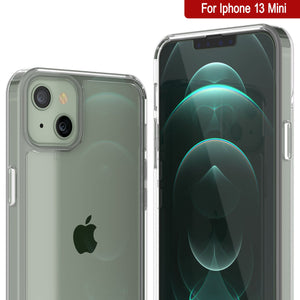 Carcasa para iPhone 13 Mini Punkcase® LUCID 2.0 de la serie transparente, con protector de pantalla PUNK SHIELD | Ajuste ultrafino.