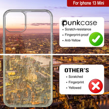 Cargar imagen en el visor de la galería, Carcasa para iPhone 13 Mini Punkcase® LUCID 2.0 de la serie transparente, con protector de pantalla PUNK SHIELD | Ajuste ultrafino.
