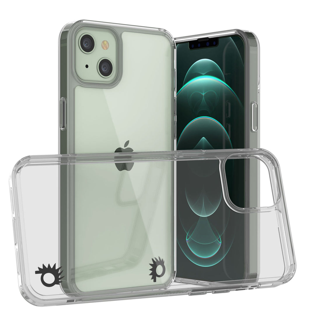 Carcasa para iPhone 13 Mini Punkcase® LUCID 2.0 de la serie transparente, con protector de pantalla PUNK SHIELD | Ajuste ultrafino.