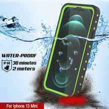 Load image into Gallery viewer, iPhone 13 Mini Waterproof IP68 Case, Punkcase [Light green] [StudStar Series] [Slim Fit] [Dirtproof] (Color in image: White)
