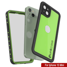 Load image into Gallery viewer, iPhone 13 Mini Waterproof IP68 Case, Punkcase [Light green] [StudStar Series] [Slim Fit] [Dirtproof] (Color in image: Clear)
