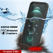 Cargar imagen en el visor de la galería, iPhone 13 Mini Waterproof IP68 Case, Punkcase [Black] [StudStar Series] [Slim Fit] (Color in image: Pink)
