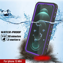 Load image into Gallery viewer, iPhone 13 Mini Waterproof IP68 Case, Punkcase [Purple] [StudStar Series] [Slim Fit] [Dirtproof] (Color in image: Pink)
