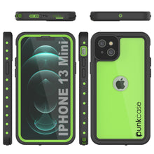 Load image into Gallery viewer, iPhone 13 Mini Waterproof IP68 Case, Punkcase [Light green] [StudStar Series] [Slim Fit] [Dirtproof] (Color in image: Black)

