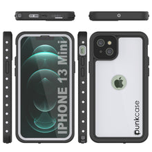 Cargar imagen en el visor de la galería, iPhone 13 Mini Waterproof IP68 Case, Punkcase [White] [StudStar Series] [Slim Fit] [Dirtproof] (Color in image: Red)
