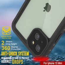 Cargar imagen en el visor de la galería, iPhone 13 Mini Waterproof IP68 Case, Punkcase [Clear] [StudStar Series] [Slim Fit] [Dirtproof] (Color in image: White)
