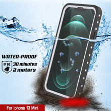 Cargar imagen en el visor de la galería, iPhone 13 Mini Waterproof IP68 Case, Punkcase [White] [StudStar Series] [Slim Fit] [Dirtproof] (Color in image: Pink)
