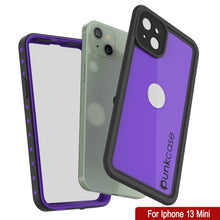 Load image into Gallery viewer, iPhone 13 Mini Waterproof IP68 Case, Punkcase [Purple] [StudStar Series] [Slim Fit] [Dirtproof] (Color in image: White)
