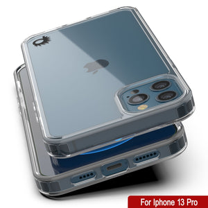Funda iPhone 13 Pro Punkcase® LUCID 2.0 de la Serie Clear con protector de pantalla SHIELD | Ajuste ultra delgado.