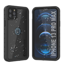 Load image into Gallery viewer, iPhone 13 Pro Max Waterproof IP68 Case, Punkcase [Black] [StudStar Series] [Slim Fit] (Color in image: Black)

