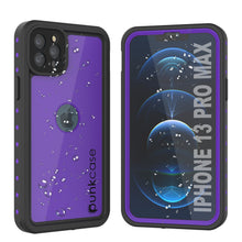 Load image into Gallery viewer, iPhone 13 Pro Max Waterproof IP68 Case, Punkcase [Purple] [StudStar Series] [Slim Fit] [Dirtproof] (Color in image: Purple)
