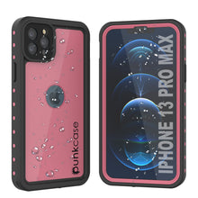 Load image into Gallery viewer, iPhone 13 Pro Max Waterproof IP68 Case, Punkcase [Pink] [StudStar Series] [Slim Fit] [Dirtproof] (Color in image: Pink)

