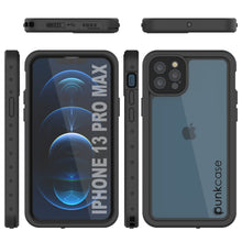 Load image into Gallery viewer, iPhone 13 Pro Max Waterproof IP68 Case, Punkcase [Clear] [StudStar Series] [Slim Fit] [Dirtproof] (Color in image: Light Blue)
