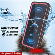 Load image into Gallery viewer, iPhone 13 Pro Max Waterproof IP68 Case, Punkcase [Pink] [StudStar Series] [Slim Fit] [Dirtproof] (Color in image: White)
