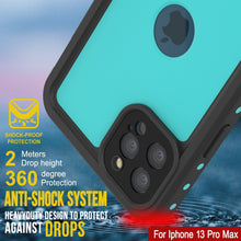Load image into Gallery viewer, iPhone 13 Pro Max Waterproof IP68 Case, Punkcase [Teal] [StudStar Series] [Slim Fit] (Color in image: Red)
