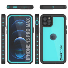 Load image into Gallery viewer, iPhone 13 Pro Max Waterproof IP68 Case, Punkcase [Teal] [StudStar Series] [Slim Fit] (Color in image: Purple)
