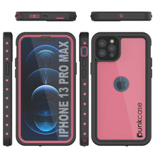 Load image into Gallery viewer, iPhone 13 Pro Max Waterproof IP68 Case, Punkcase [Pink] [StudStar Series] [Slim Fit] [Dirtproof] (Color in image: Purple)
